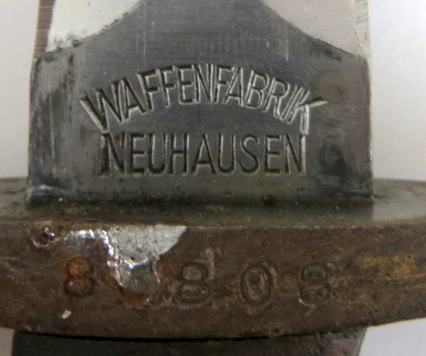 Schweiz, Bajonett / Seitengewehr M-1899, Waffenfabrik Neuhausen, Original