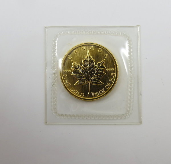 Canada, 5 Dollar 1991 Goldmünze, Elizabeth II