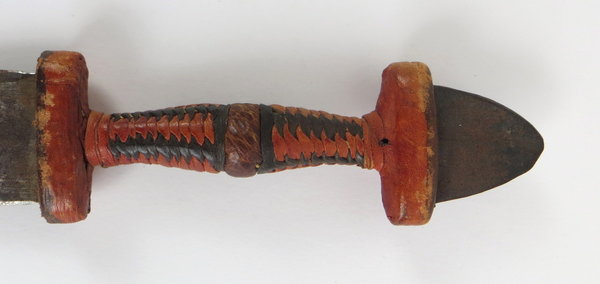 Afrika, "TADDA", Antike Volkskunst, Männermesser / Dolch, Original