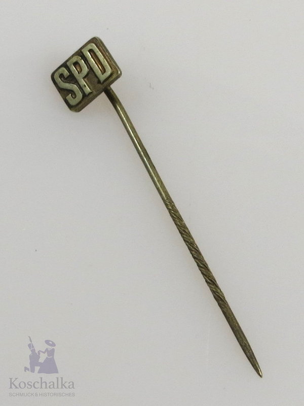 Vintage Anstecknadel "SPD", Original