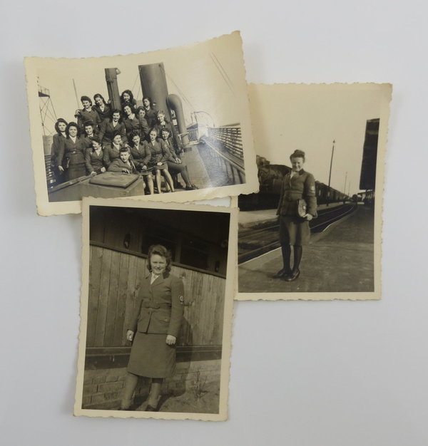 Foto Konvolut  "Reichsarbeitsdienst der weiblichen Jugend" (RADwJ), 180 Fotos, Original