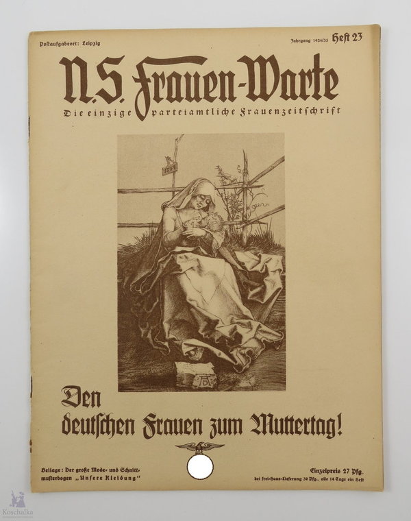 NS Frauen-Warte, Die einzige parteiamtliche Frauenzeitschrift, Heft 23 - Jahrgang 1934/35