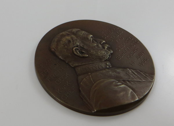 Österreich, Bronzemedaille Friedrich Freiherr von Beck, Original
