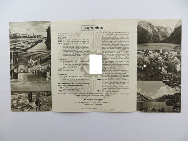 Konvolut zu einer KDF-Reise nach Norwegen, mit Dokumenten und Fotos, III. Reich, Original