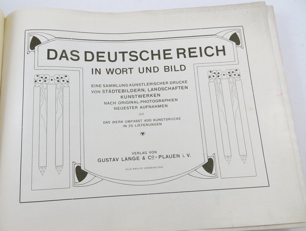 Das Deutsche Reich in Wort und Bild, um 1900