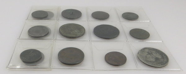Münzen Altdeutschland, Konvolut aus 15 Stück, z.T. Silber, Original