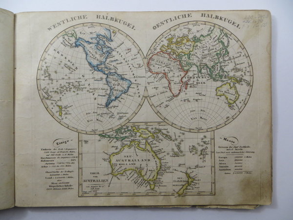 "Der Alten Welt" Schul-Atlas 1824-35 von Justus Perthes, Gotha, Original
