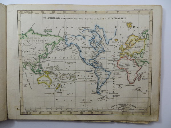 "Der Alten Welt" Schul-Atlas 1824-35 von Justus Perthes, Gotha, Original