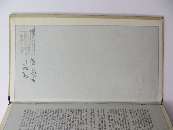 Meldungsbuch der Universität zu Wien, 1926, Original