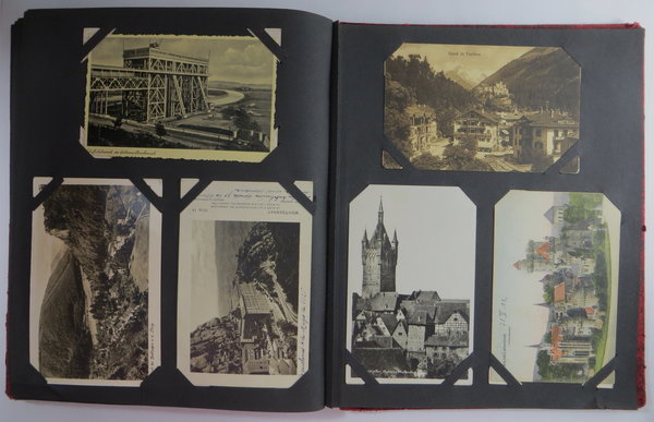 Album mit AK / Postkartensammlung Deutschland bis 1945, Original