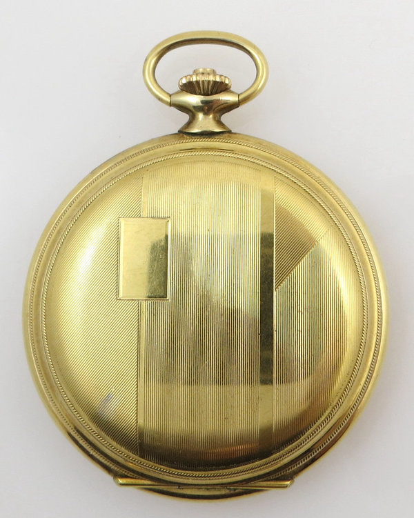 Antike Taschenuhr Gold Doublé SAVONETTE um 1920 - mechanisch