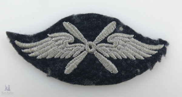 Ärmelabzeichen  für fliegendes Personal der Luftwaffe, III. Reich, Original