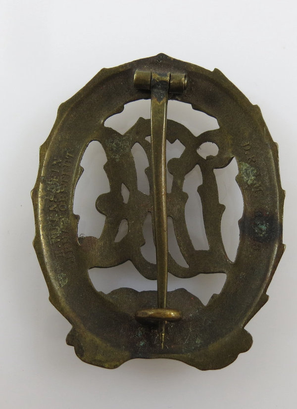 Deutsches Turn- und Sportabzeichen in Bronze aus der Weimarer Republik, Original