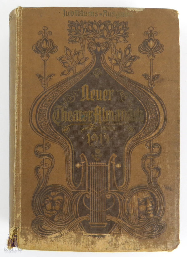 "Neuer Theater - Almanach 1914", 959 Seiten plus 58 Seiten Werbeanzeigen