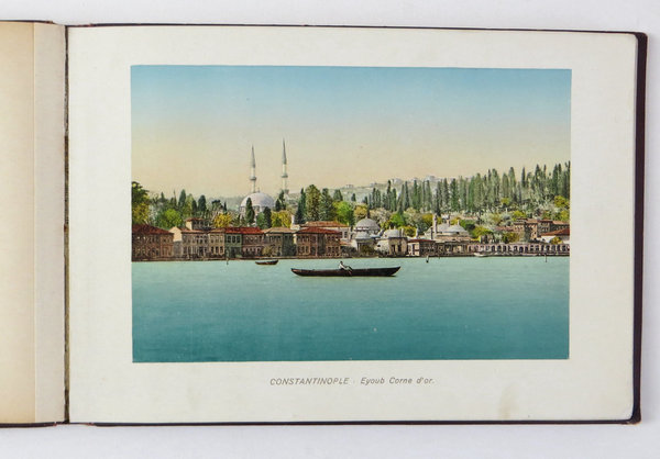 Antikes Postkarten Buch Fotos "Souvenir de Constantinopel" um 1900
