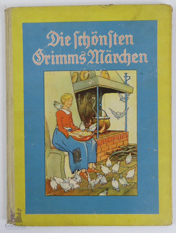 Antikes Buch "Die schönsten Grimms Märchen" mit Bildern von C. Lindenberg, um 1940