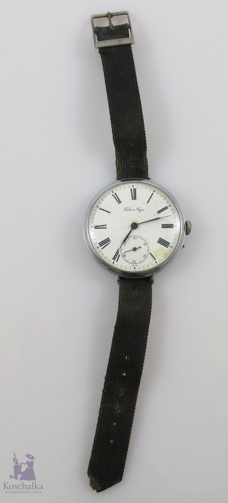 Antike Pavel Bure/Paul Buhre, Zarenreich, erste Armbanduhr, Rarität, um 1900