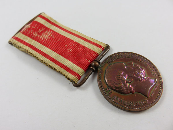 Medaille für Beteiligung am Deutsch-Dänischen Krieg 1864, selten, Original