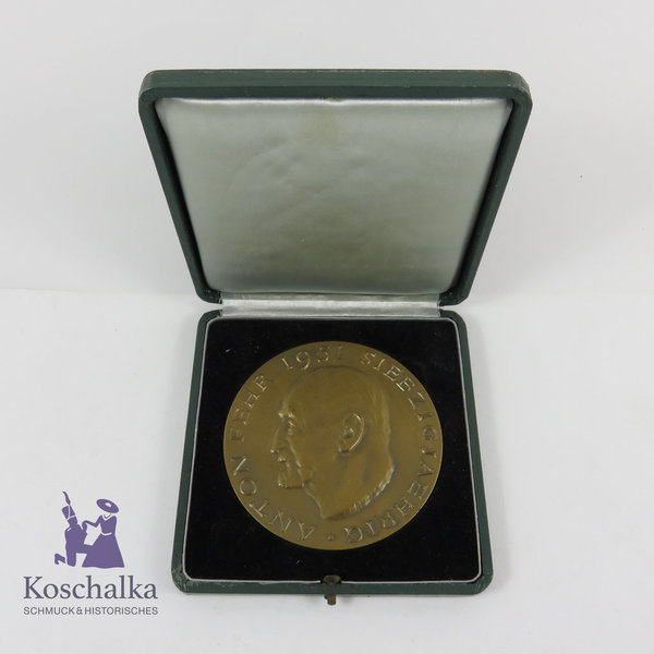 Medaille Anton Fehr 1951, Deutsche Landwirtschaft Gesellschaft, im Etui, Original