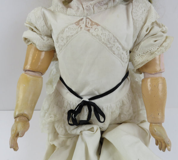 Antike Porzellan / Biskuit Puppe, Made in Germany, 58 cm