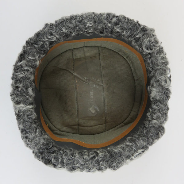 Wintermütze für Generäle der NVA Luftwaffe, Karakul, Original, selten