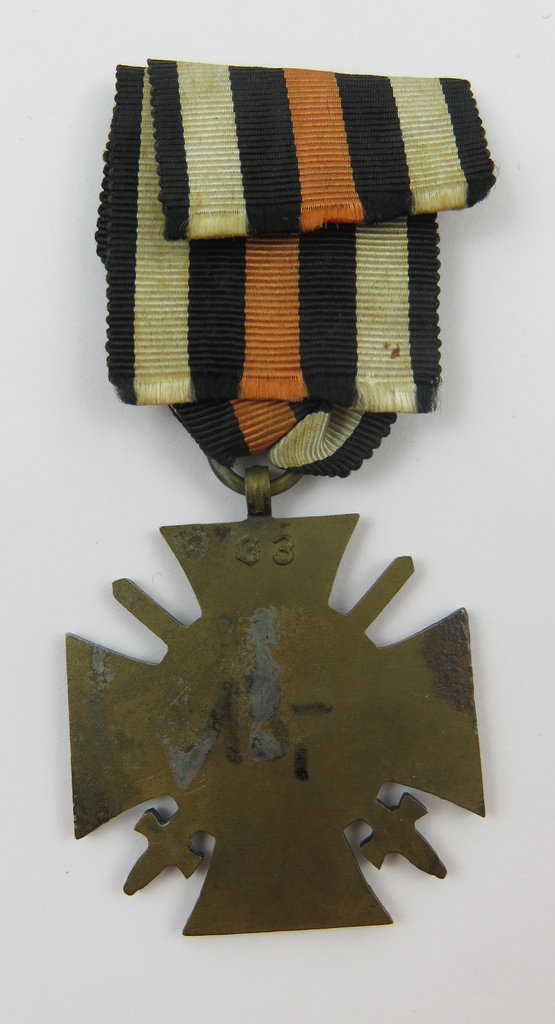 Ehrenkreuz für Frontkämpfer 1914-1918, Herst. G3, Original, selten