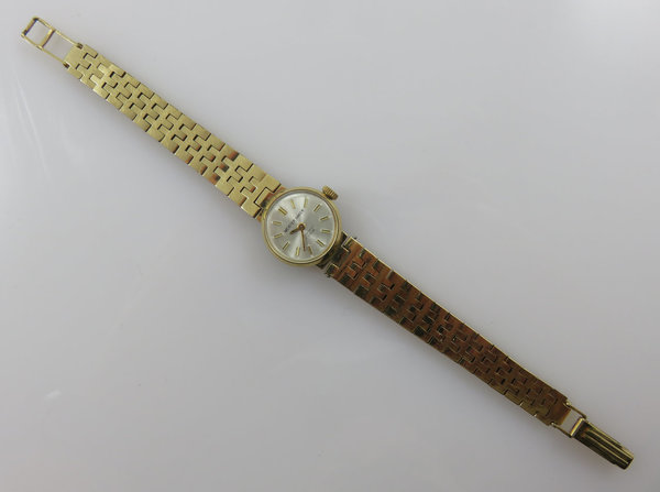 Vintage Meister Anker Damen-Armbanduhr, vergoldet