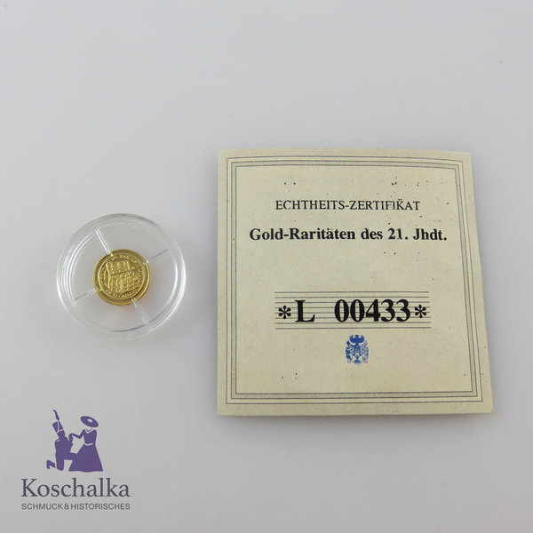 585er Goldmünze, BRD, Gold Raritäten des 21. Jahrhunderts