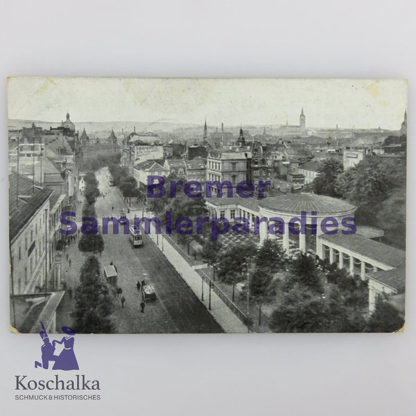AK Aachen, Friedrich Wilhelmplatz mit Elisenbrunnen, Feldpost, 1916, Original